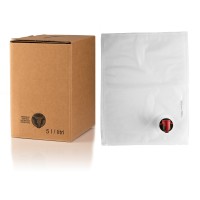 BAG IN BOX 5L za sok 5 kos (vrečka v. vog. + karton stoječi)